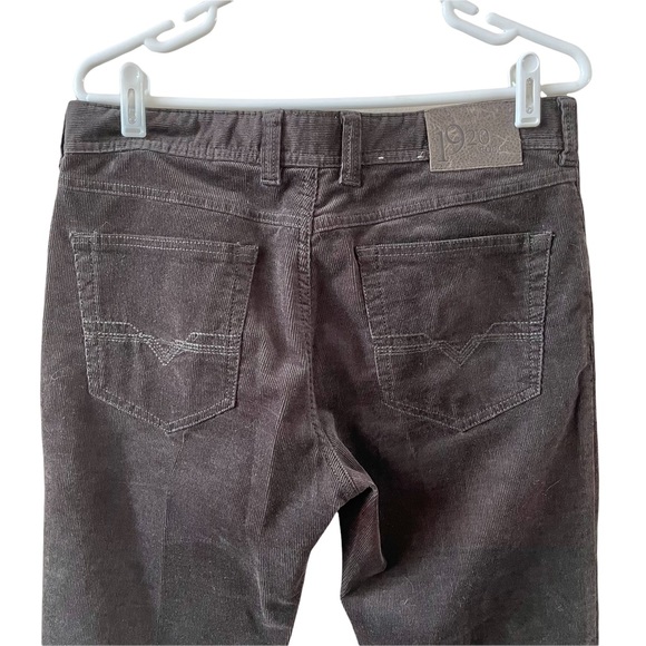❤️SOLD❤️ MENS 1920 GARDEUR CASUAL DARK BROWN CORDUROY PANTS JEANS STYLE 34/30 - Picture 10 of 11